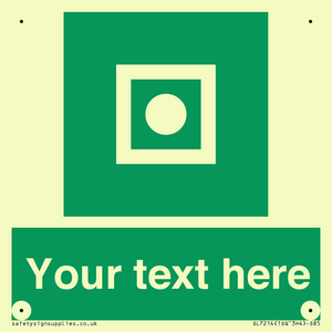 Custom sign safe condition Shipboard general alarm